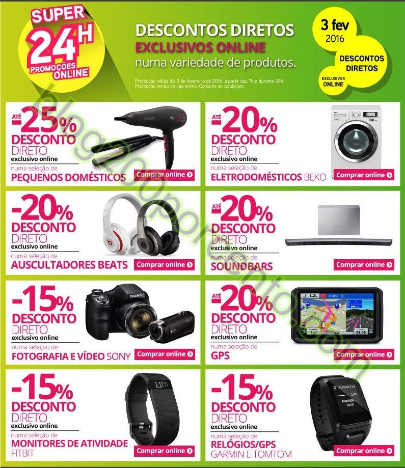 Super 24 horas de descontos RADIO POPULAR dia 3 fe