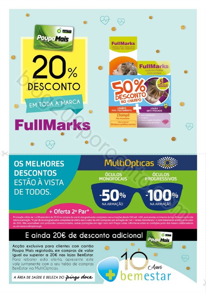 Novo Folheto PINGO DOCE - BEM ESTAR Promoções de