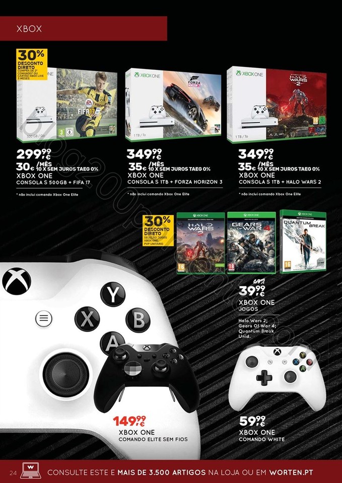 Novo Folheto WORTEN Extra Gamer promoções até 3