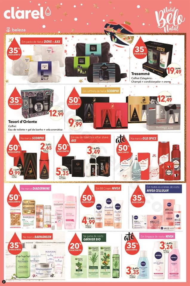 Antevisão Folheto CLAREL Natal promoções de 14 