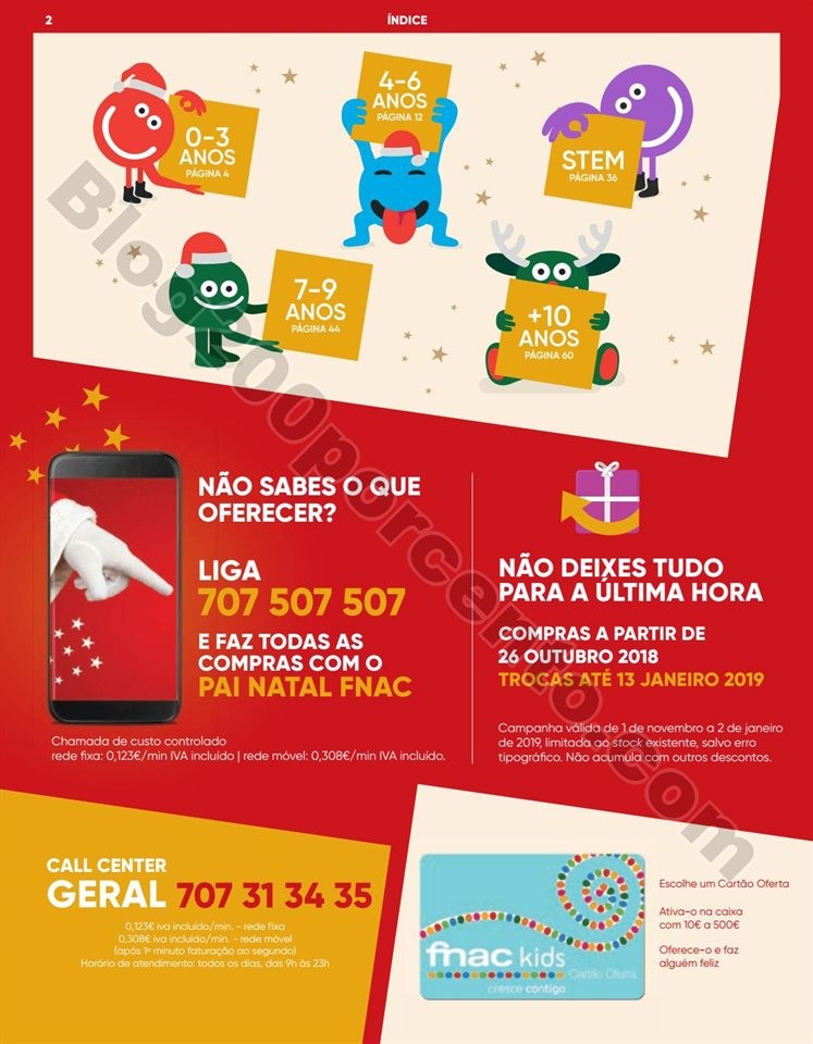 Antevisão Folheto FNAC Natal Kids Promoções de 