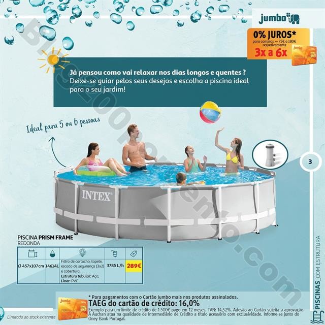Antevisão Folheto JUMBO Especial Piscinas Promoç