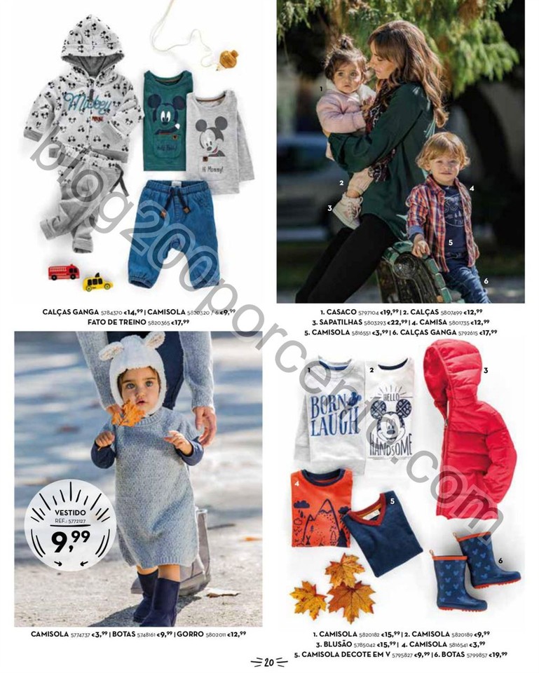 Novo Folheto CONTINENTE Moda Outono - Inverno prom