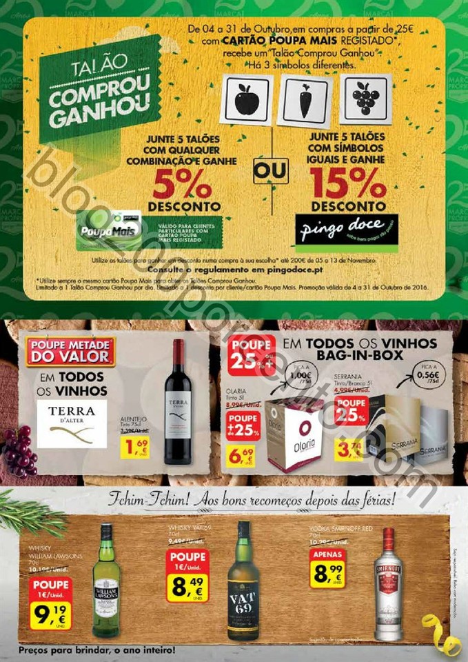 Antevisão Folheto PINGO DOCE promoções de 11 a 