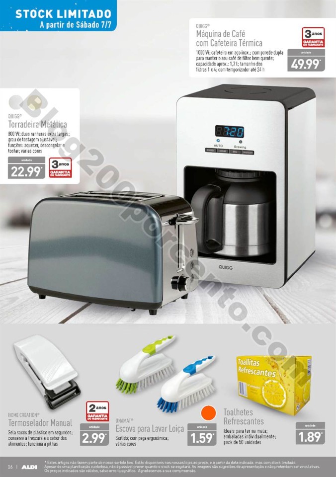 Antevisão Folheto ALDI Promoções a partir de 4 