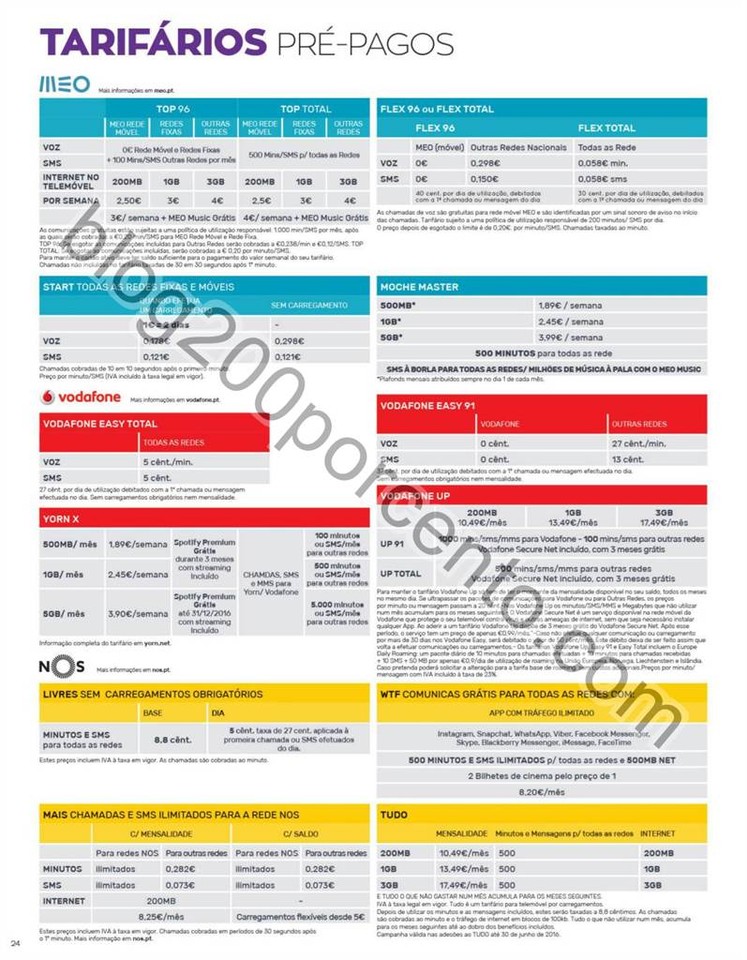 Antevisão Folheto WORTEN Mobile promoções de 7 