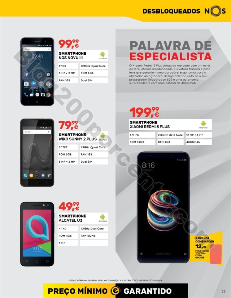 Antevisão Folheto WORTEN Mobile Promoções de 2 