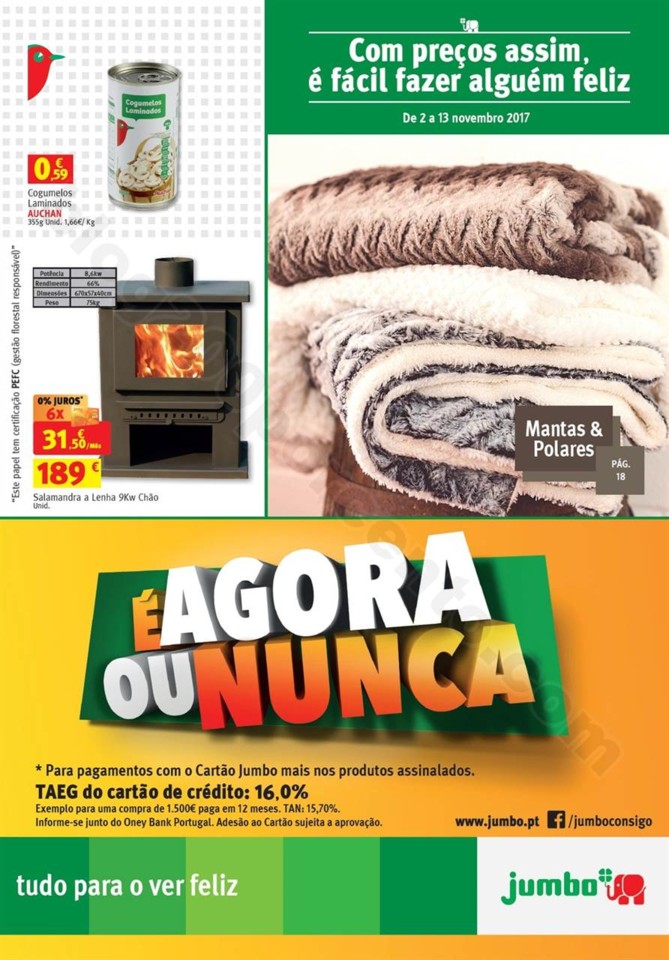 Antevisão Folheto JUMBO Agora ou nunca de 2 a 13 
