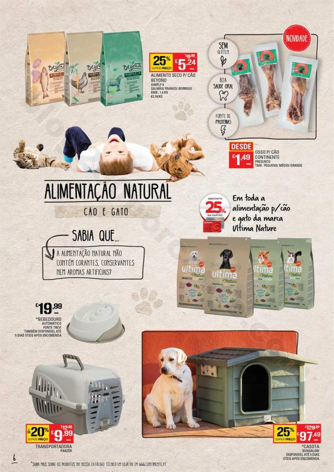 Antevisão Folheto CONTINENTE Feira animal de 26 s