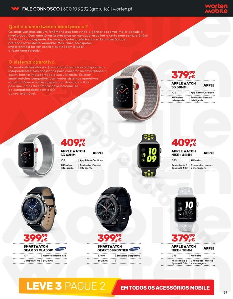 Antevisão Folheto WORTEN Mobile Promoções de 9 