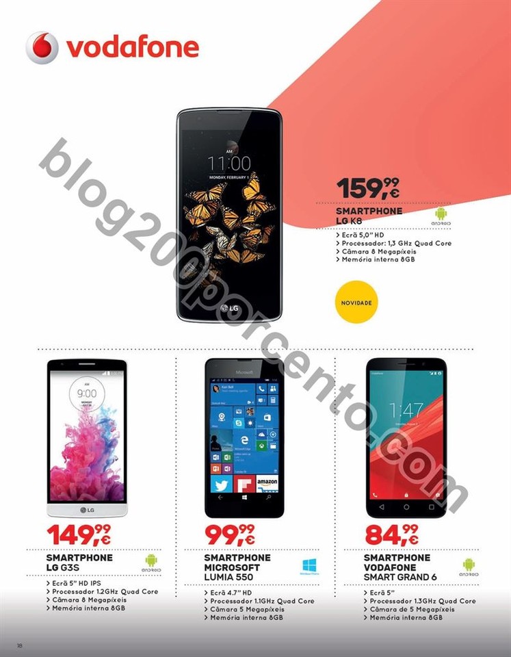 Antevisão Folheto WORTEN Mobile promoções de 9 