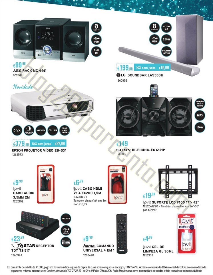 Antevisão Folheto RADIO POPULAR Especial Natal de