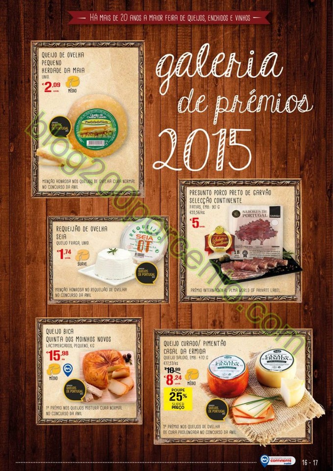 Antevisão Folheto CONTINENTE Feira queijos, enchi