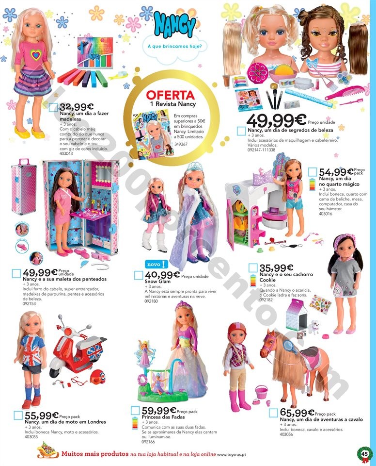 Antevisão Catálogo Natal TOYSRUS Promoções de 