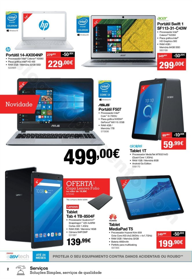 Antevisão Folheto STAPLES Promoções de 2 a 17 a