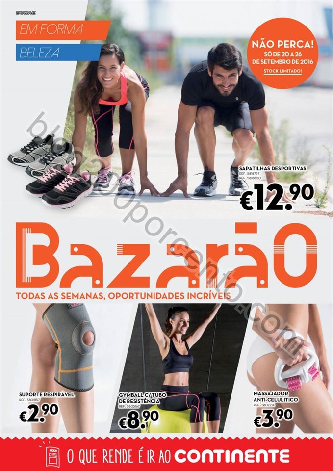 Antevisão Folheto CONTINENTE Bazarão promoções