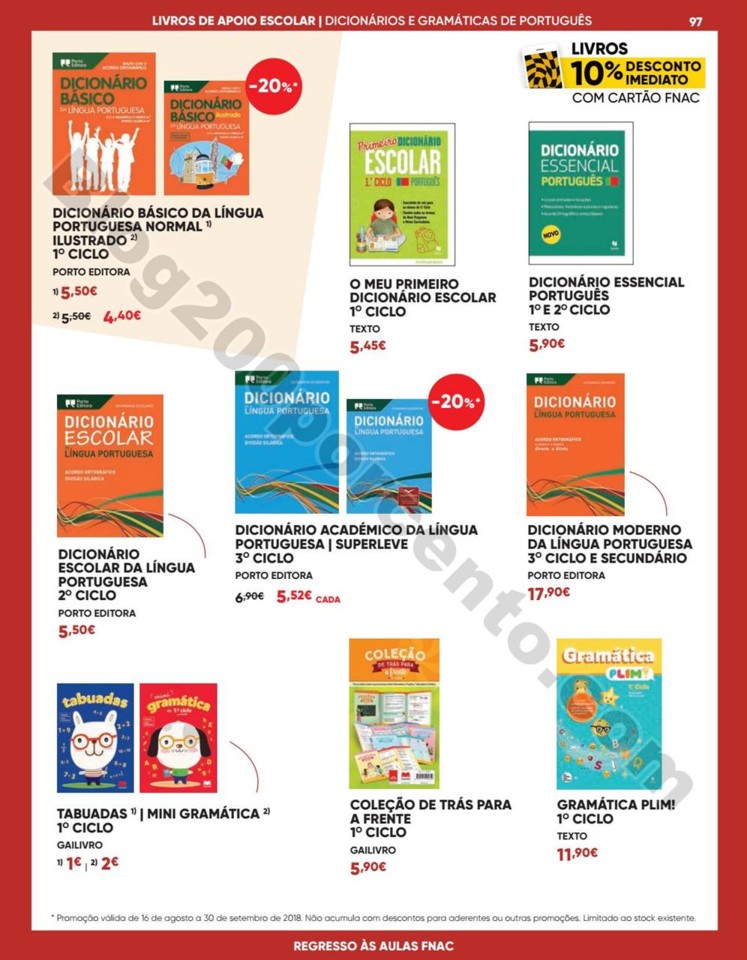 Antevisão Folheto FNAC Regresso às aulas promoç