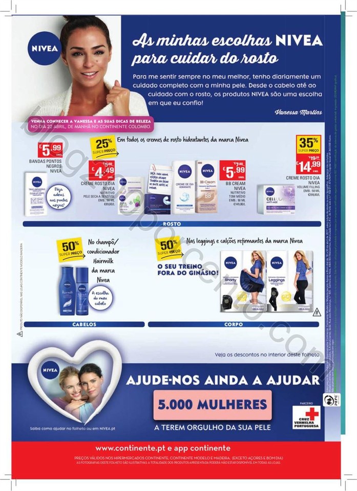 Antevisão Folheto CONTINENTE Mulher promoções d
