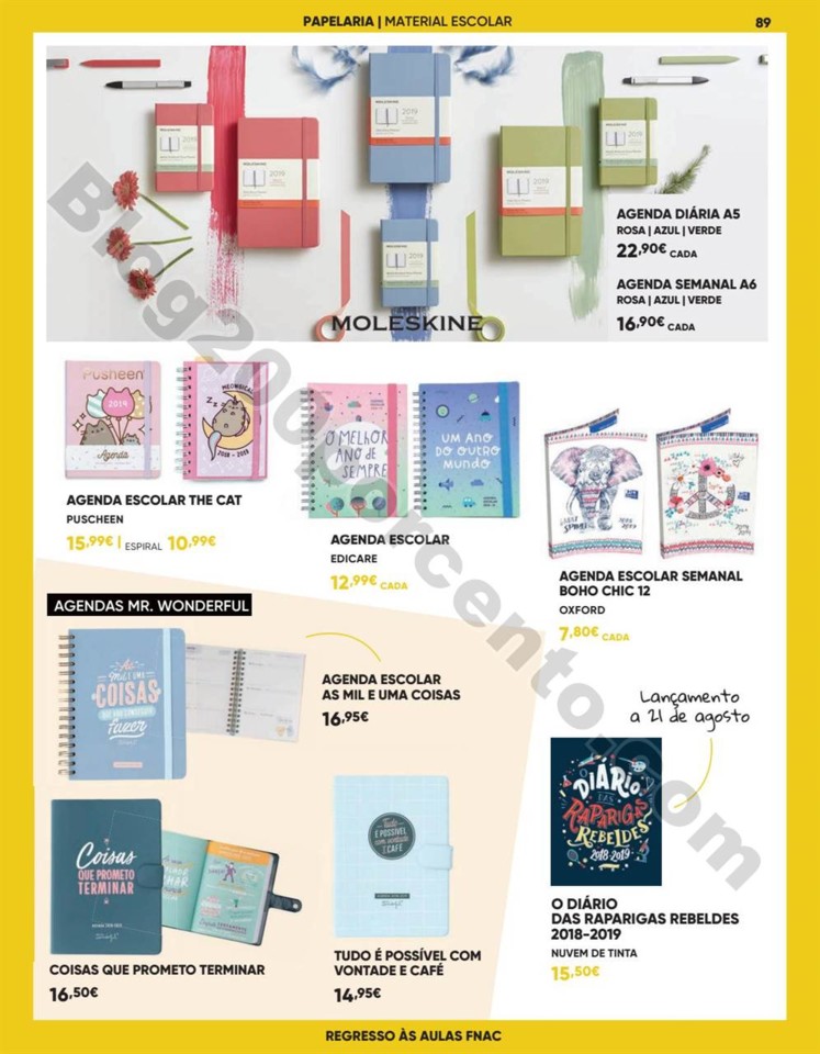 Antevisão Folheto FNAC Regresso às aulas promoç