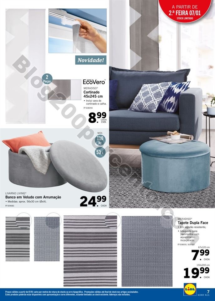 Antevisão Folheto LIDL Bazar promoções de 7  e 