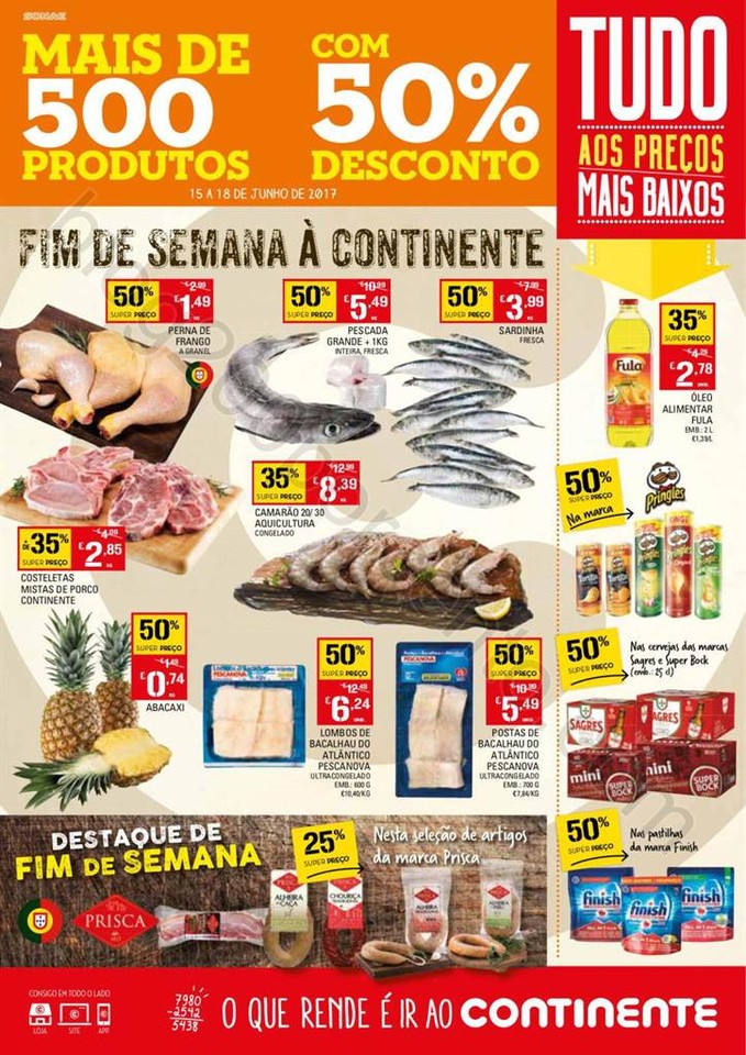 Antevisão Folheto CONTINENTE Fim de semana de 15 