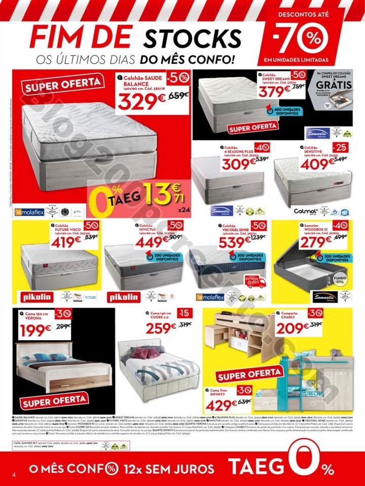 Antevisão Folheto CONFORAMA até 70% desconto de 