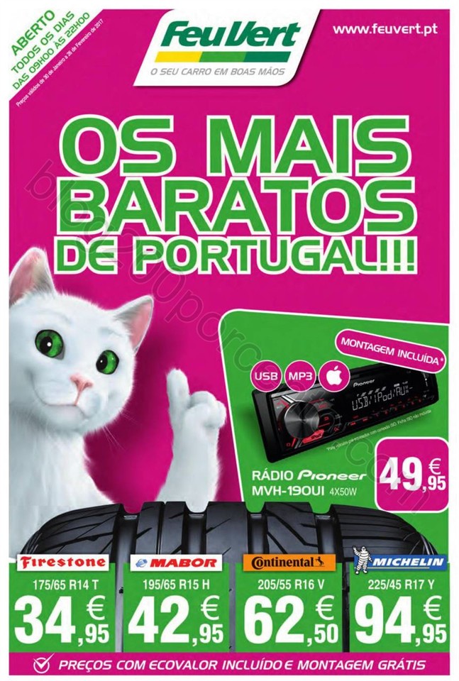 Antevisão Folheto FEU VERT Promoções de 30 jane