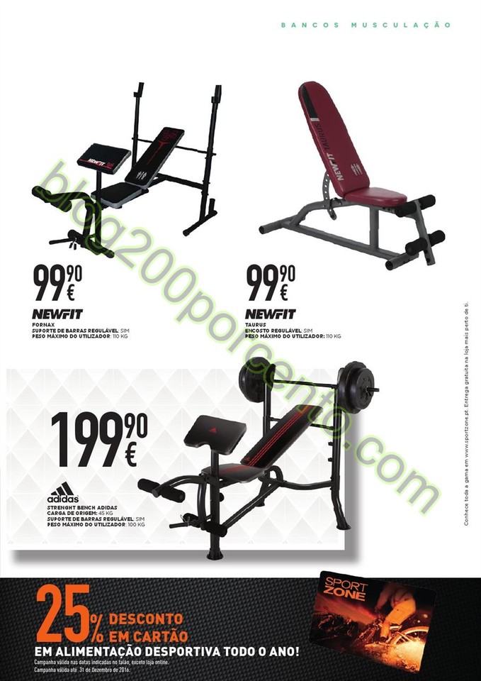 Novo Folheto SPORT ZONE Promoções até 31 outubr