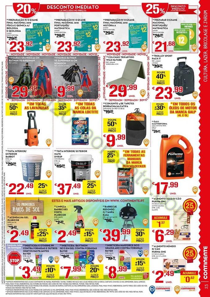 Antevisão Folheto CONTINENTE promoções de 29 ma