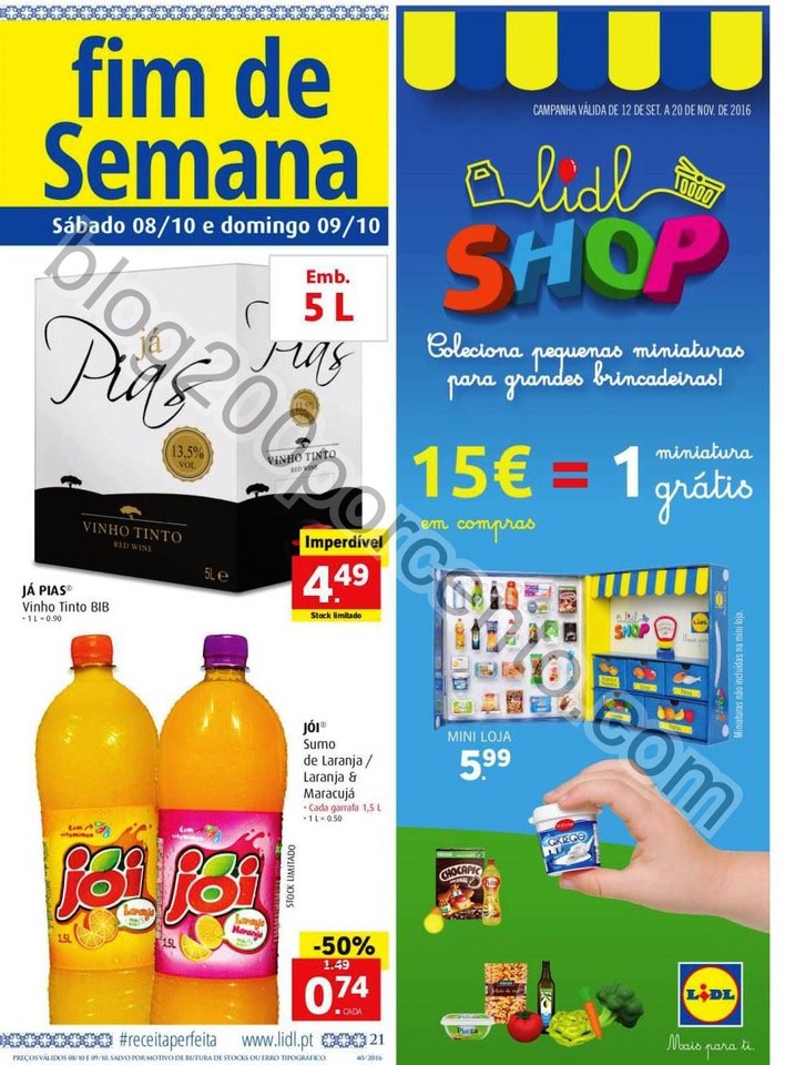 Antevisão Folheto LIDL Promoções semana de 6 a 