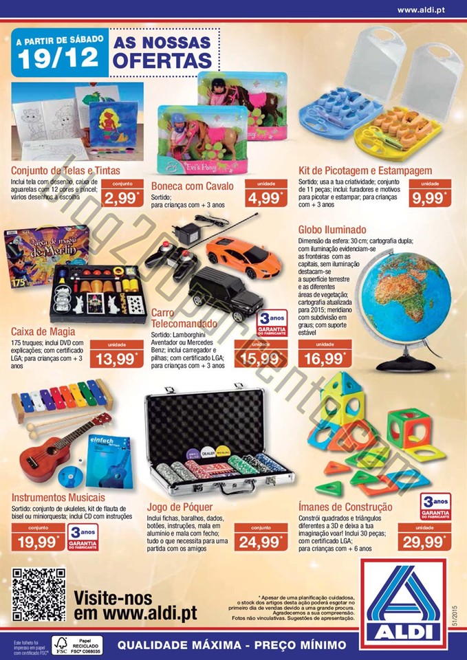 Antevisão folheto ALDI Promoções a partir de 16