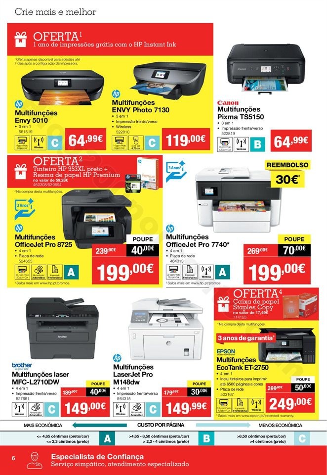 Antevisão Folheto STAPLES Promoções de 5 a 20 m