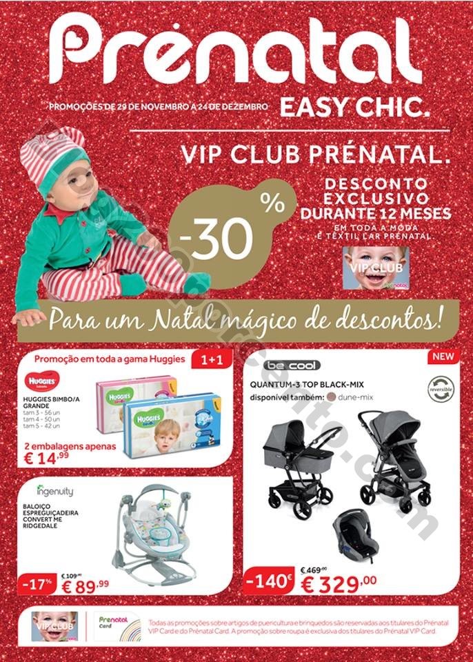 Antevisão Folheto Prénatal promoções de 29 nov