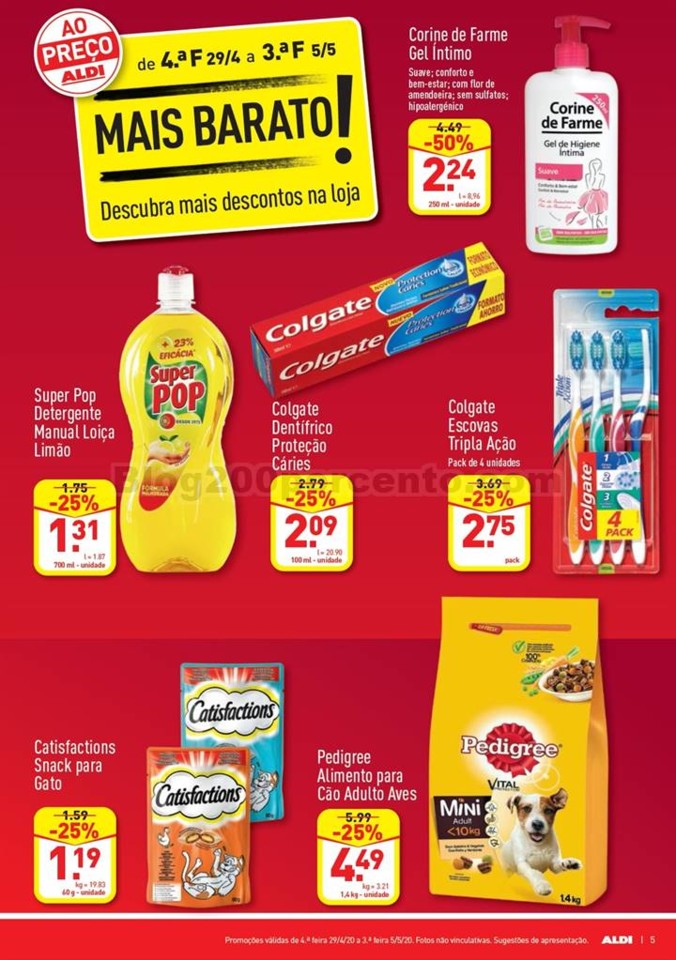Antevisão Folheto ALDI Promoções de 29 abril a 