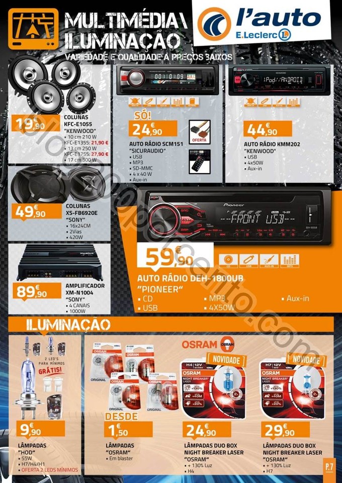 Antevisão Folheto E-LECLERC Auto promoções de 4