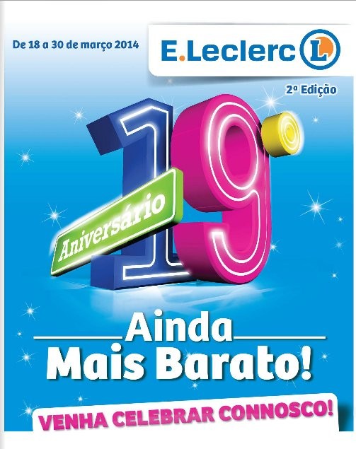 Antevisão Novo folheto | E-LECLERC | de 18 a 30 março, Nacional