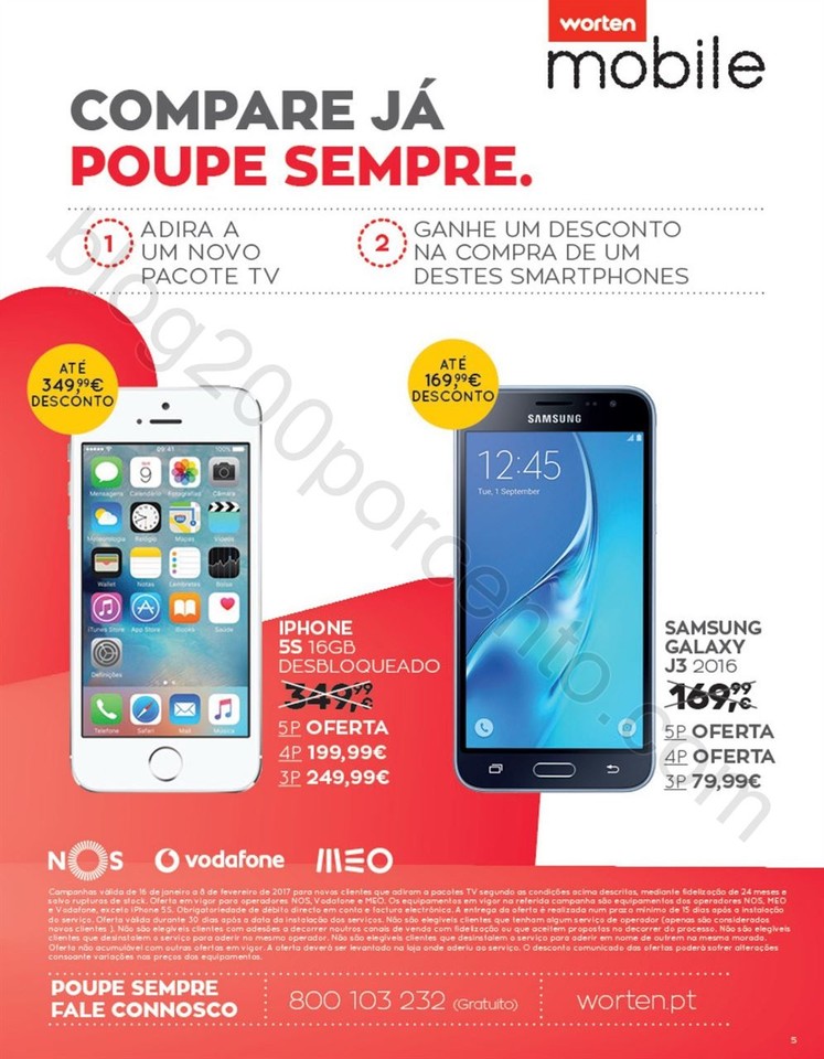 Novo Folheto WORTEN Mobile promoções até 8 feve