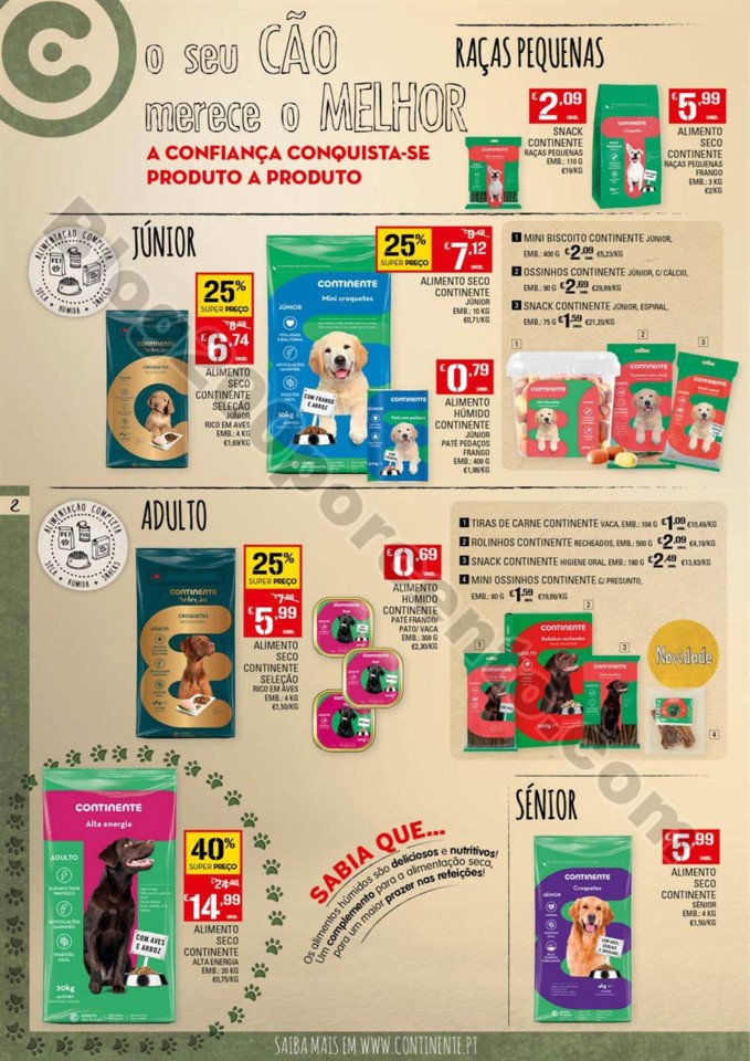 Antevisão Folheto CONTINENTE Feira animal promoç