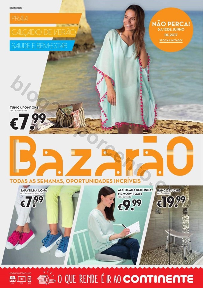 Antevisão Folheto CONTINENTE Bazarão promoções