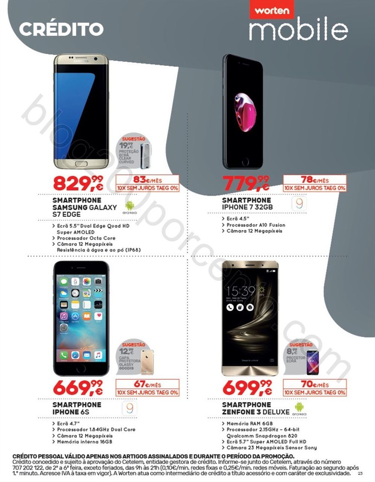 Novo Folheto WORTEN Mobile promoções até 8 feve