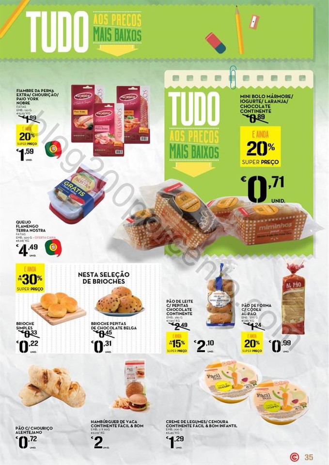 Antevisão Folheto MODELO Regresso às aulas de 18