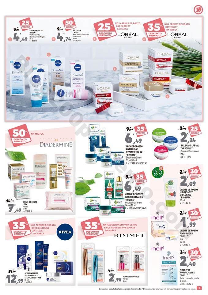 Antevisão Folheto E-LECLERC Beleza promoções de