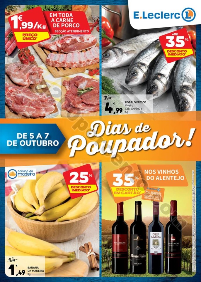Antevisão Folheto E-LECLERC fim de semana - 5 a 7