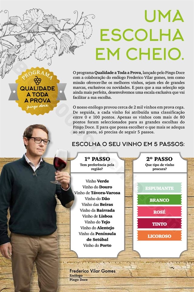 Antevisão Folheto PINGO DOCE Vinhos e Sabores Pro