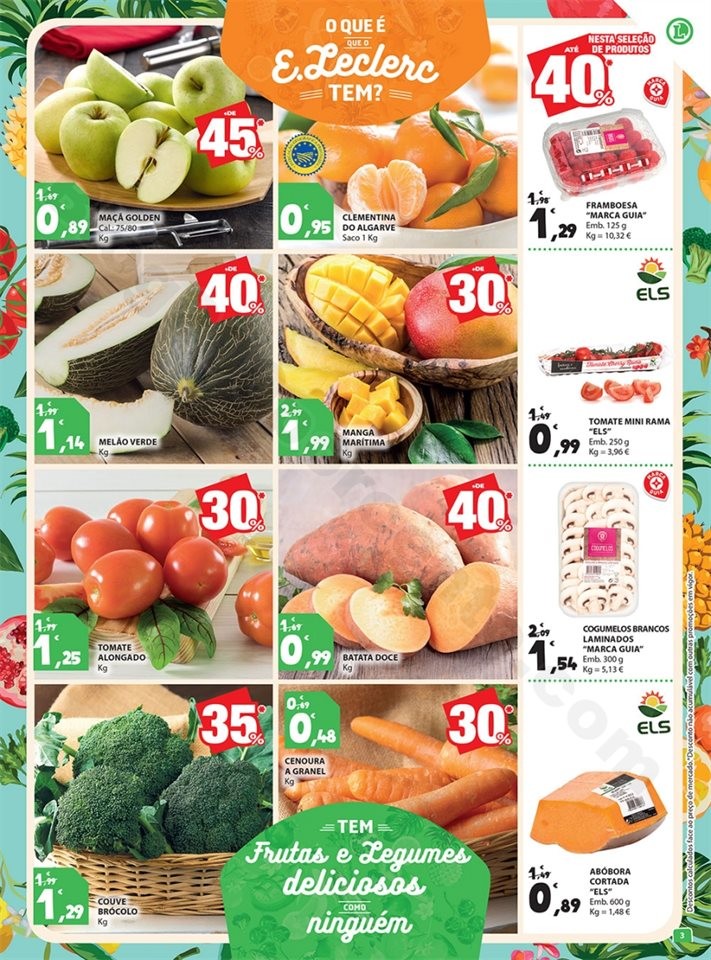 Antevisão Folheto E-LECLERC Promoções de 31 jan
