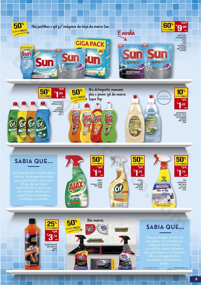 Antevisão Folheto CONTINENTE Limpeza Promoções 