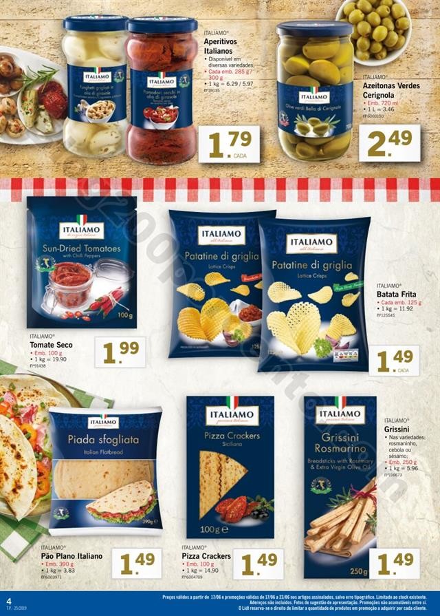 Antevisão Folheto LIDL Especial Itália promoçõ