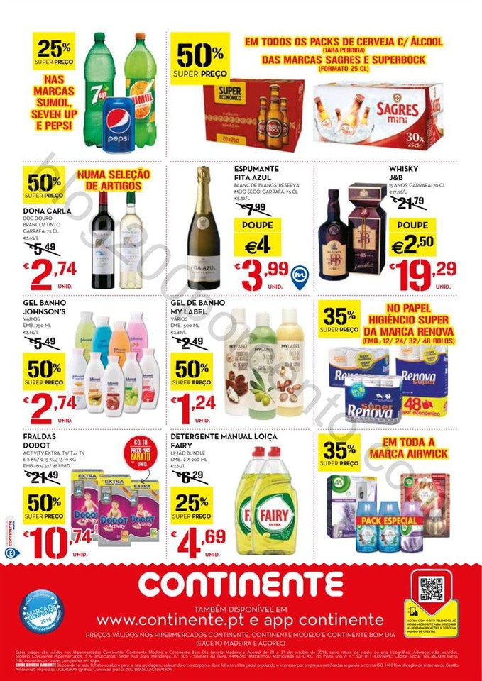 Antevisão Folheto CONTINENTE Fim de semana de 28 