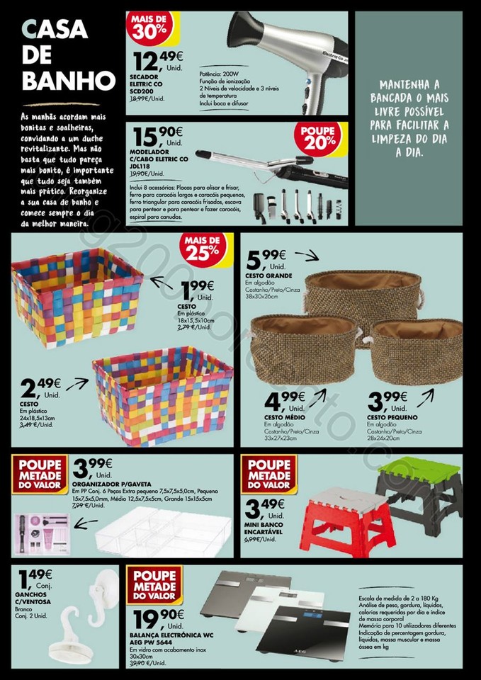 Novo Folheto PINGO DOCE Promoções Bazar - Casa a