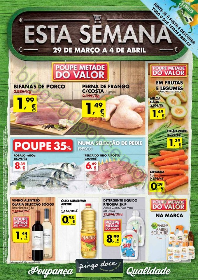 Antevisão Folheto PINGO DOCE Madeira de 29 março